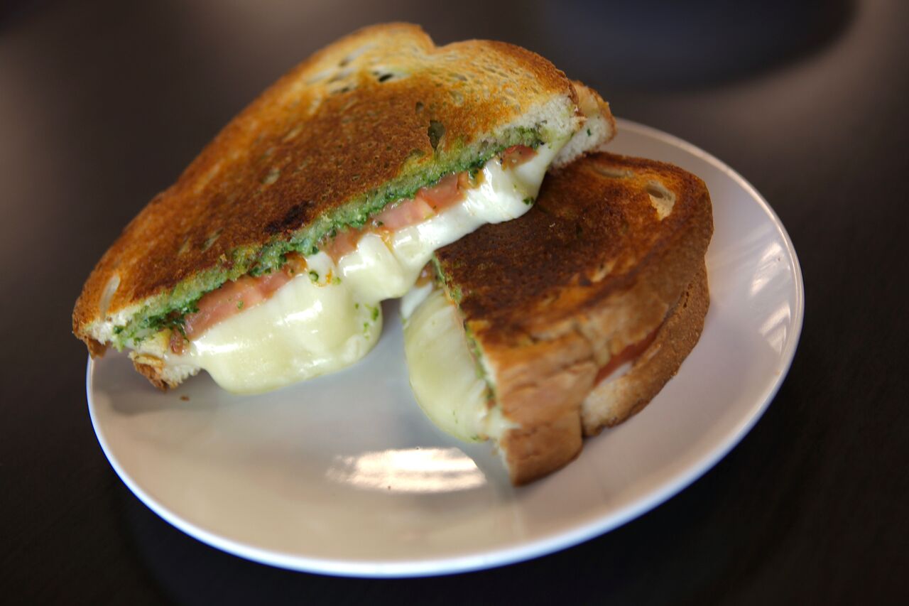 Order Caprese Grilled Cheese food online from Cheesy Street Grill store, Natick on bringmethat.com
