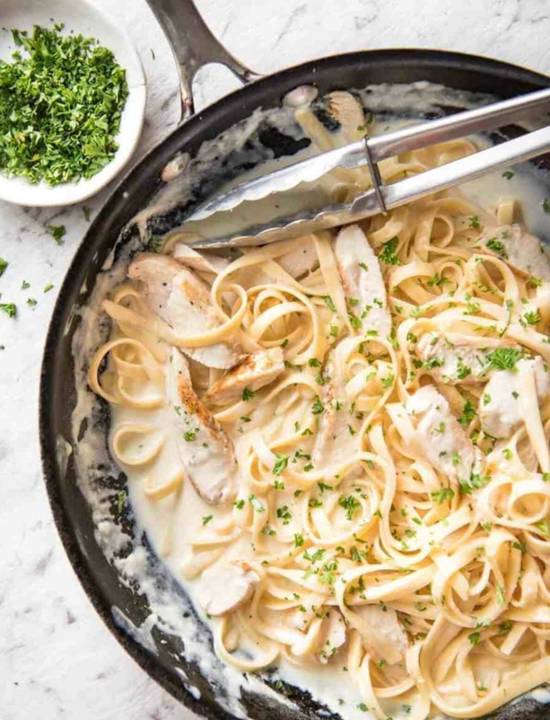 Order Chicken Alfredo food online from Pie In The Sky store, Baltimore on bringmethat.com