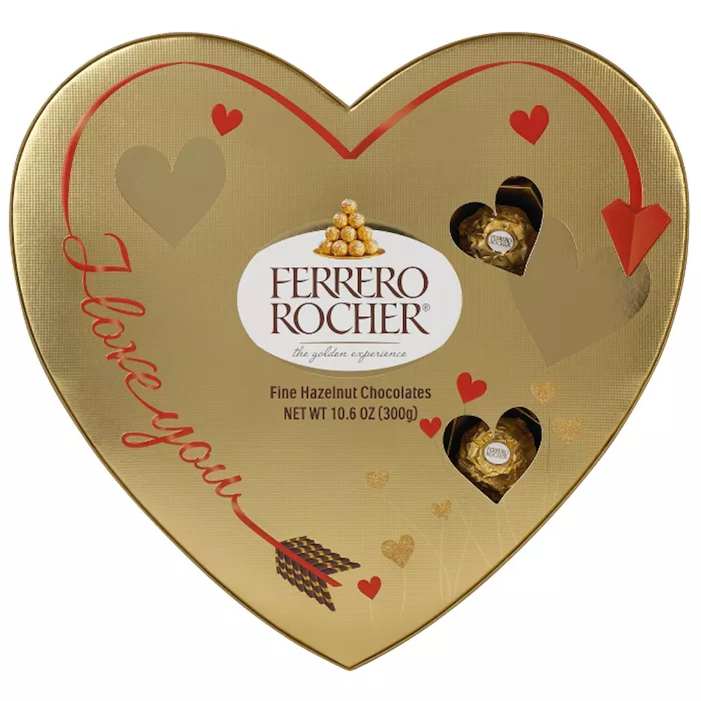 Order Ferrero Rocher Valentine's Day Fine Hazelnut Chocolates - 10.6 oz food online from Rite Aid store, MILLER PLACE on bringmethat.com