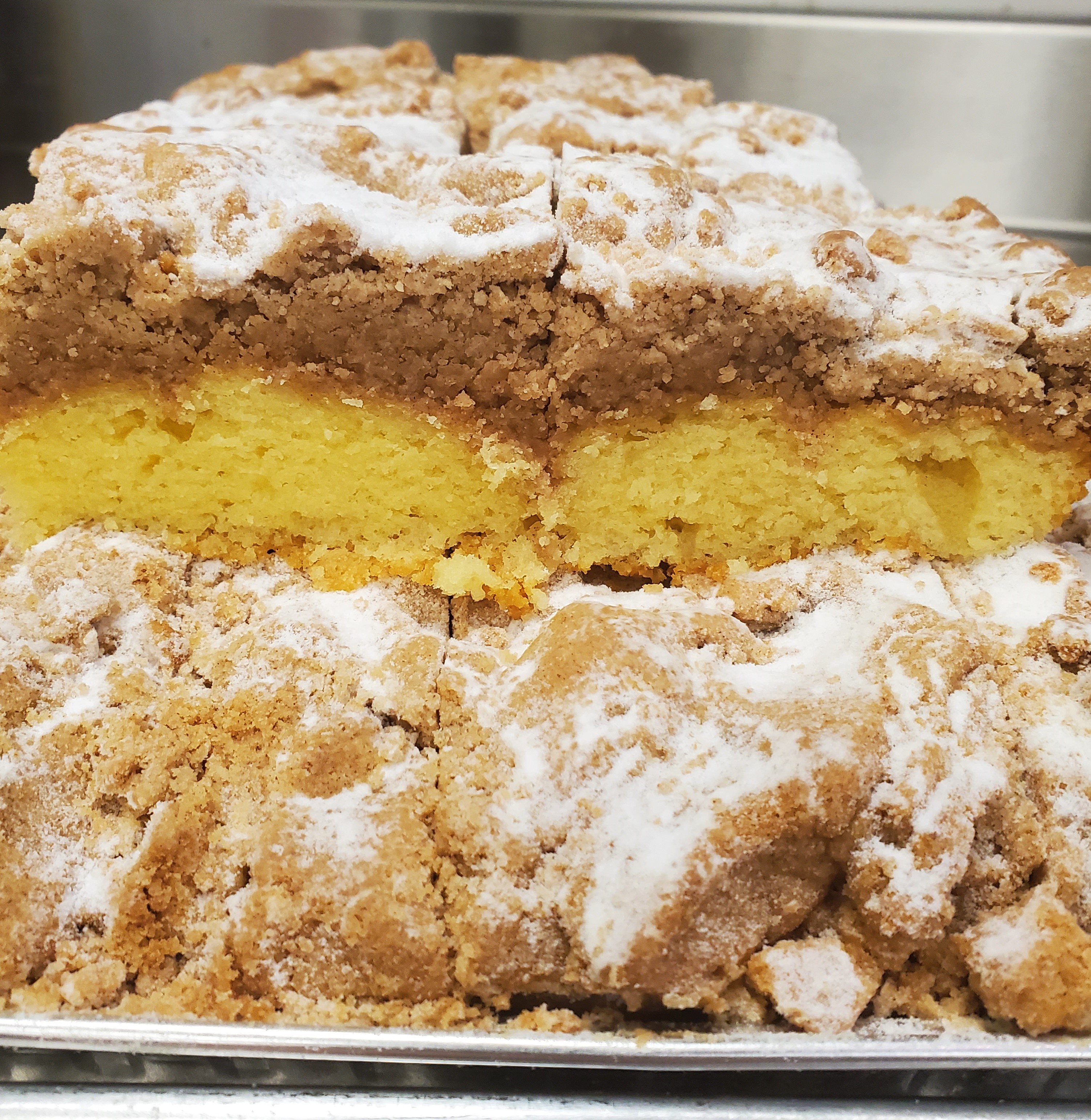 Order Homemade Crumb Cake food online from Long Island Bagel Cafe store, Nesconset on bringmethat.com