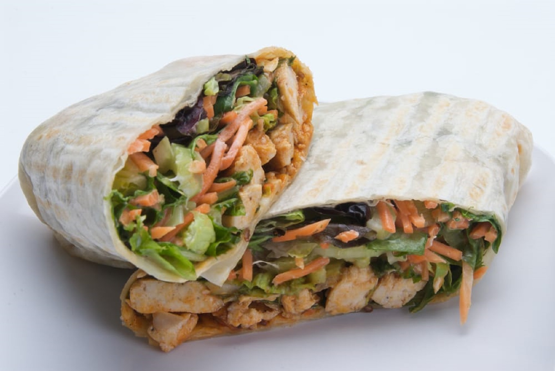 Order Grilled Chicken Wrap (Design Your Own Wrap) food online from Fresh Millions Restaurant store, San Ramon on bringmethat.com