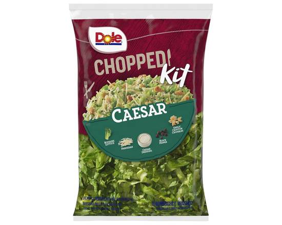 Order Dole · Caesar Chopped Salad Kit (10.8 oz) food online from Shaw's store, Raynham on bringmethat.com