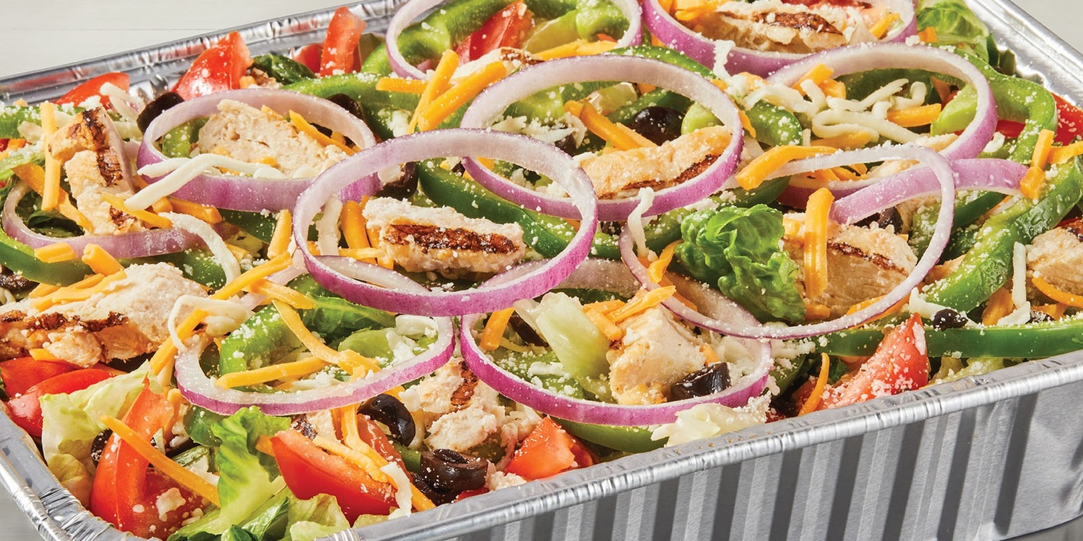 Order Half Order Tuscan Grilled Chicken Salad food online from Vocelli Pizza store, Pittsburgh on bringmethat.com