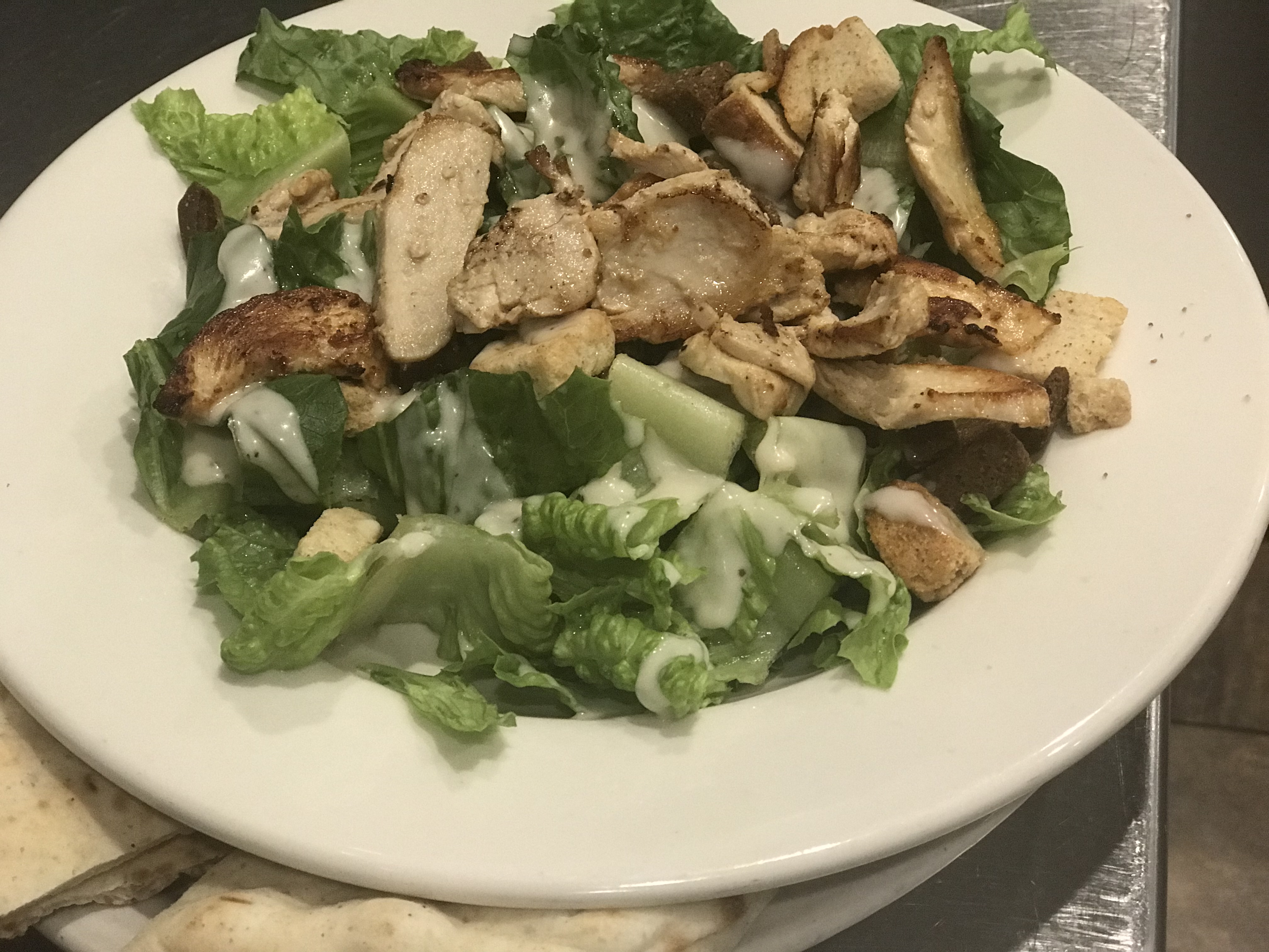 Order Caesar Salad with Chicken food online from Ram's Horn store, Southfield on bringmethat.com