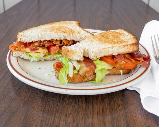 Order BLT Sandwich food online from Roger Deli store, Mountain View on bringmethat.com