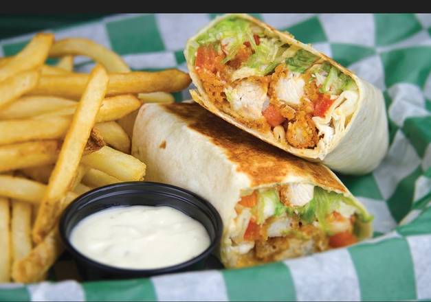 Order Buffalo Chicken Wrap food online from Beef 'O' Brady's store, Floyds Knobs on bringmethat.com