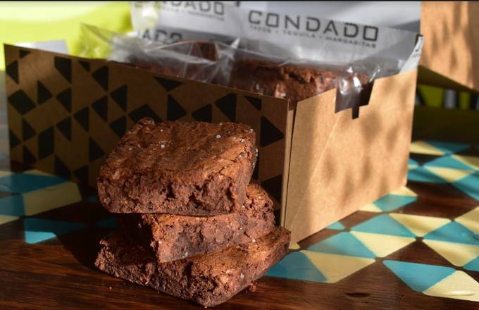 Order Triple Chocolate Brownie Pack food online from Condado Tacos store, Royal Oak on bringmethat.com