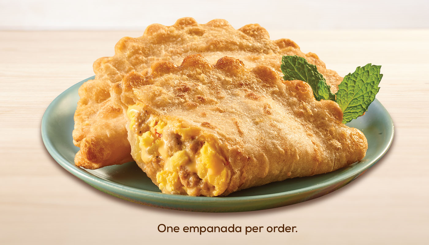 Order Sausage, Potato, Egg & Cheese Empanada (210cal) food online from Quickchek store, Bedminster on bringmethat.com