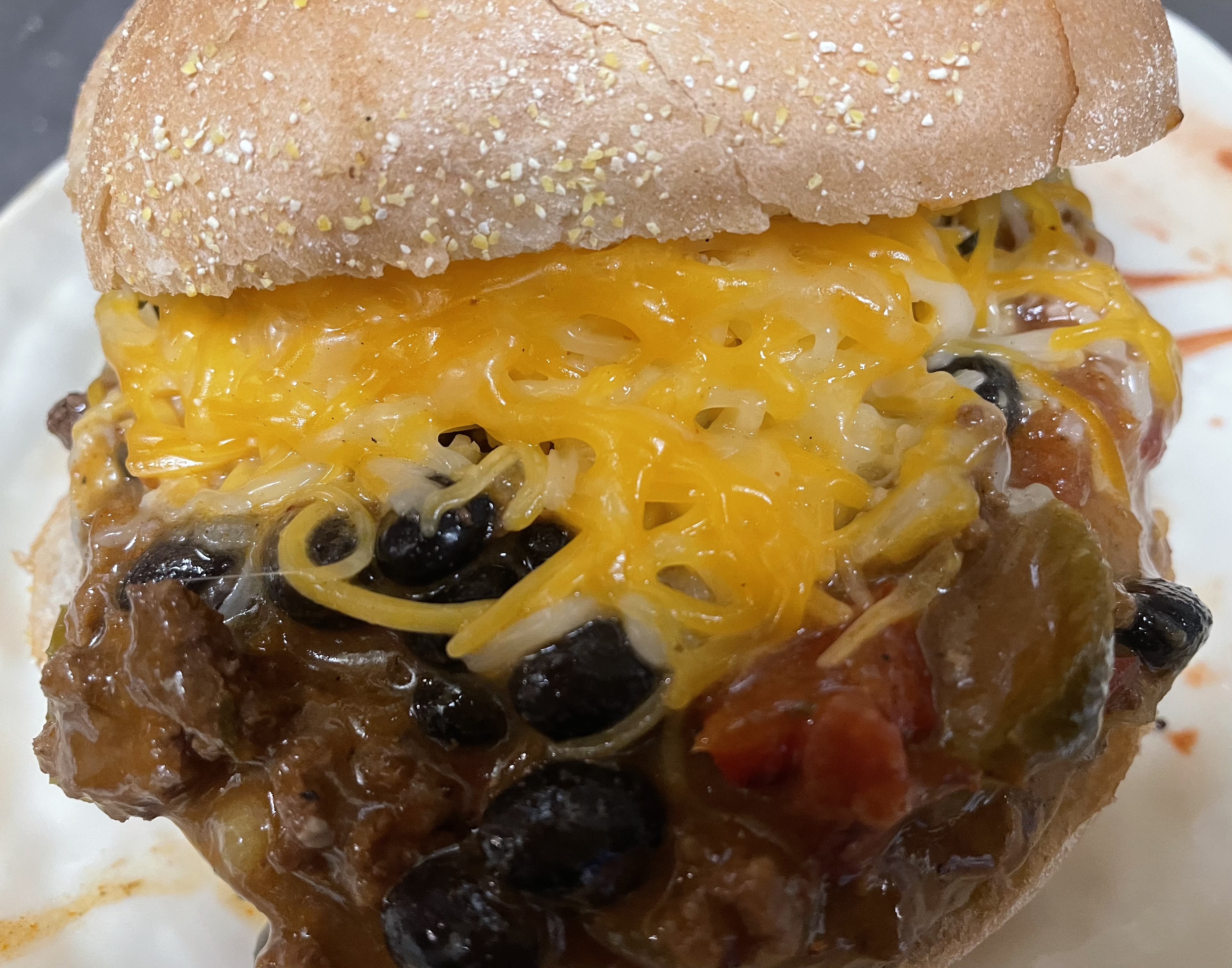 Order Chili Burger food online from Sofia Pizza House store, Quincy on bringmethat.com