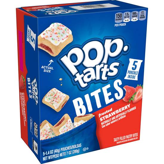 Order Pop-Tarts Frosted Strawberry Baked Pastry Bites, 5 PK food online from Cvs store, MISSION VIEJO on bringmethat.com