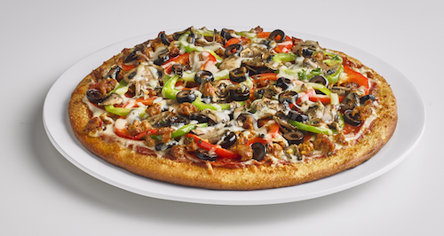 Order Deluxe Pizza food online from Boston Restaurant & Sports Bar store, Grand Junction on bringmethat.com