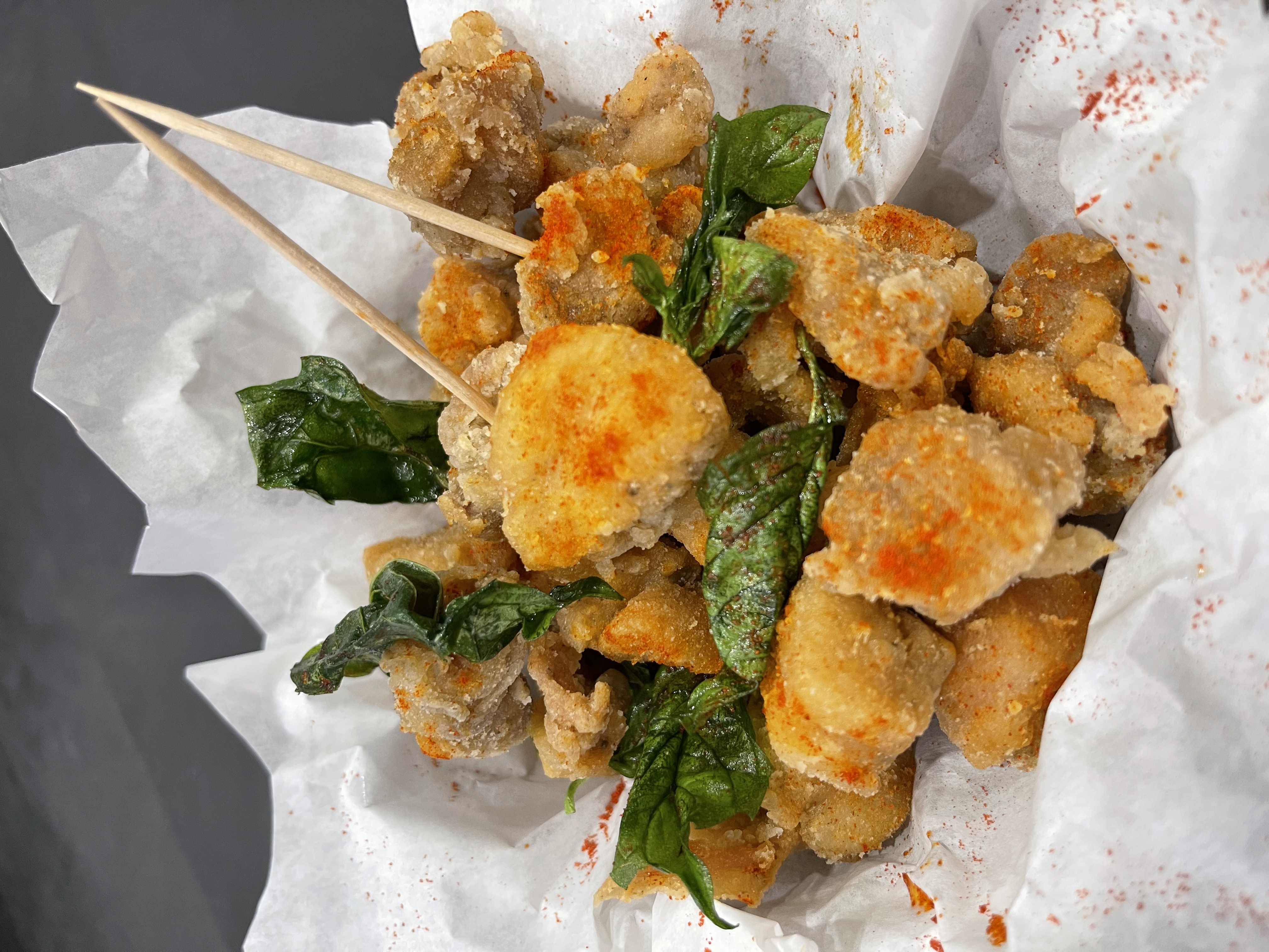 Order Basil Popcorn Chicken  food online from Pho Beef Noodle & Grill store, Lewisville on bringmethat.com