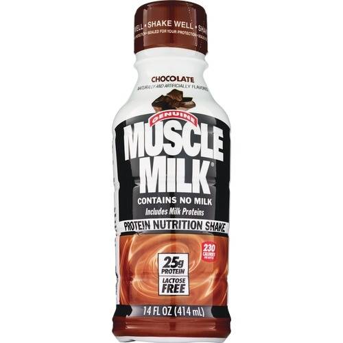 Order Muscle Milk Genuine Protein Nutrition Shake Chocolate, 14 OZ food online from CVS store, JOHNSON CITY on bringmethat.com