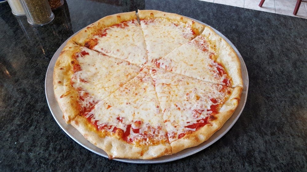 Order Cheese Pizza - Small 12'' (8 Slices) food online from  Giuseppe's Pizza Shop store, Keeseville on bringmethat.com