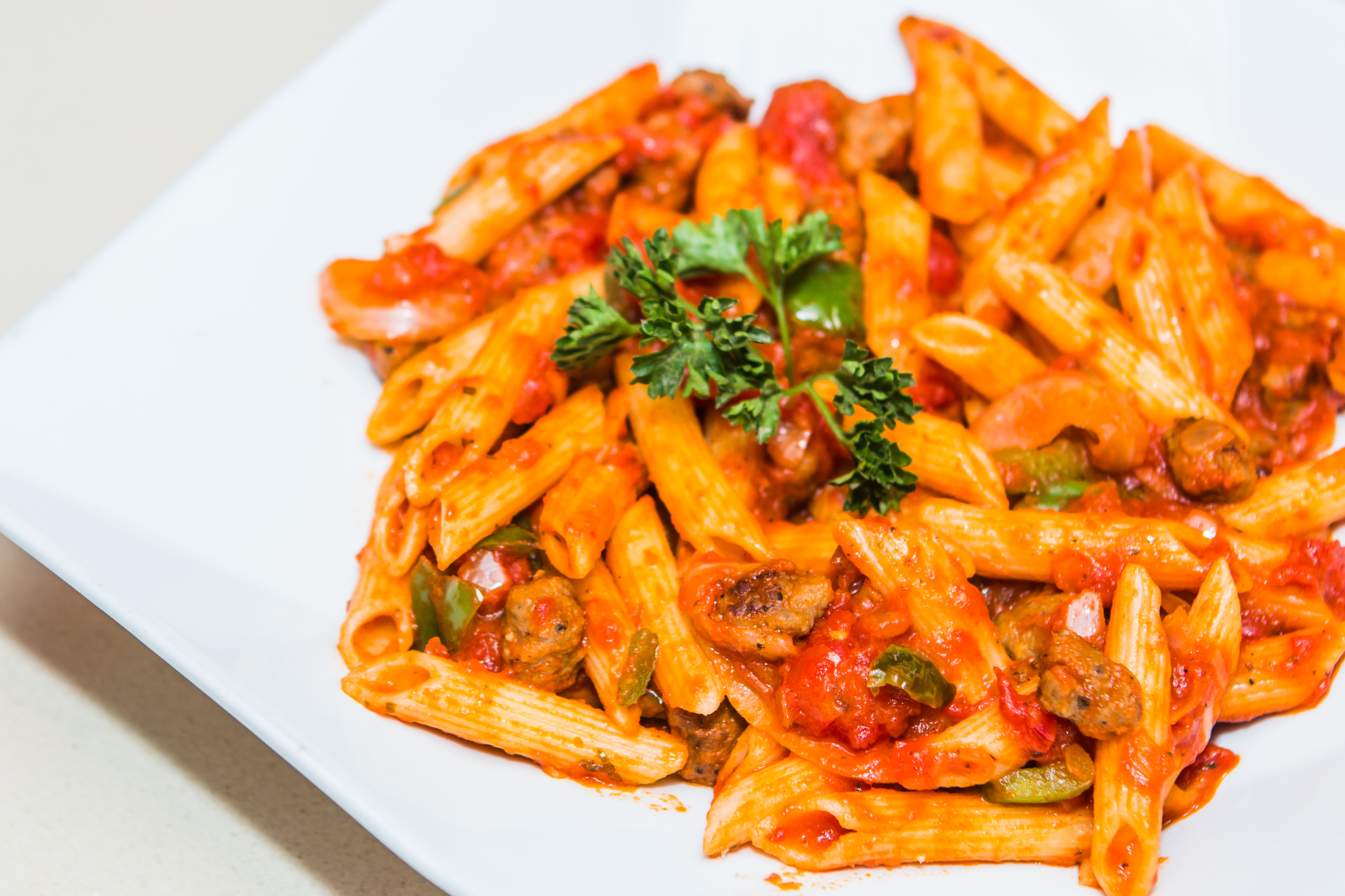 Order Penne Roma food online from Panini Pizza & Italian Kitchen store, West Hollywood on bringmethat.com