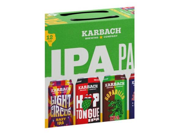 Order Karbach Brewing Co. IPA Variety Pack - 12x 12oz Cans food online from Goody Goody Liquor store, Addison on bringmethat.com