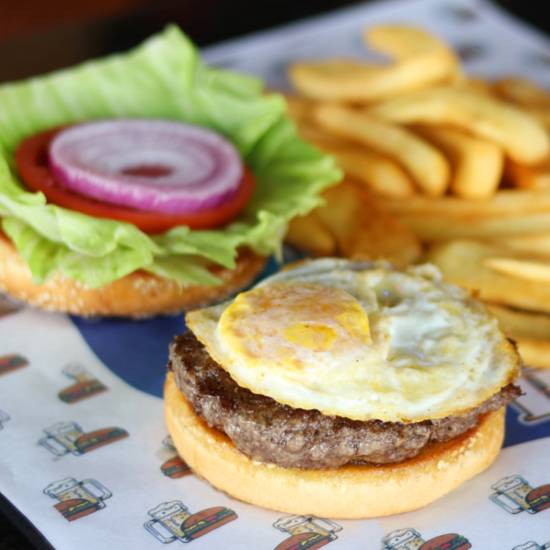 Order Gary Burger food online from Burgers & Beer store, El Centro on bringmethat.com