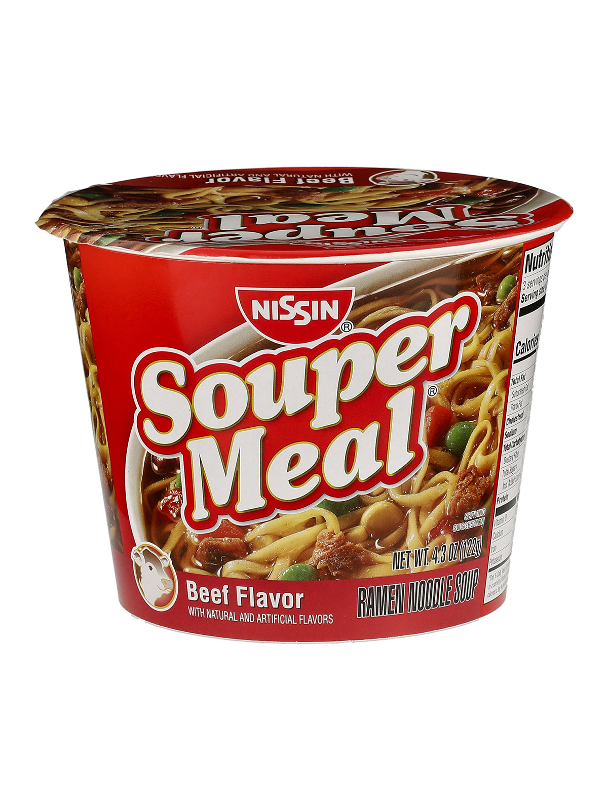 Order Souper Meal Beef Flavor Ramen Noodles  food online from Chevron Extramile store, Cupertino on bringmethat.com