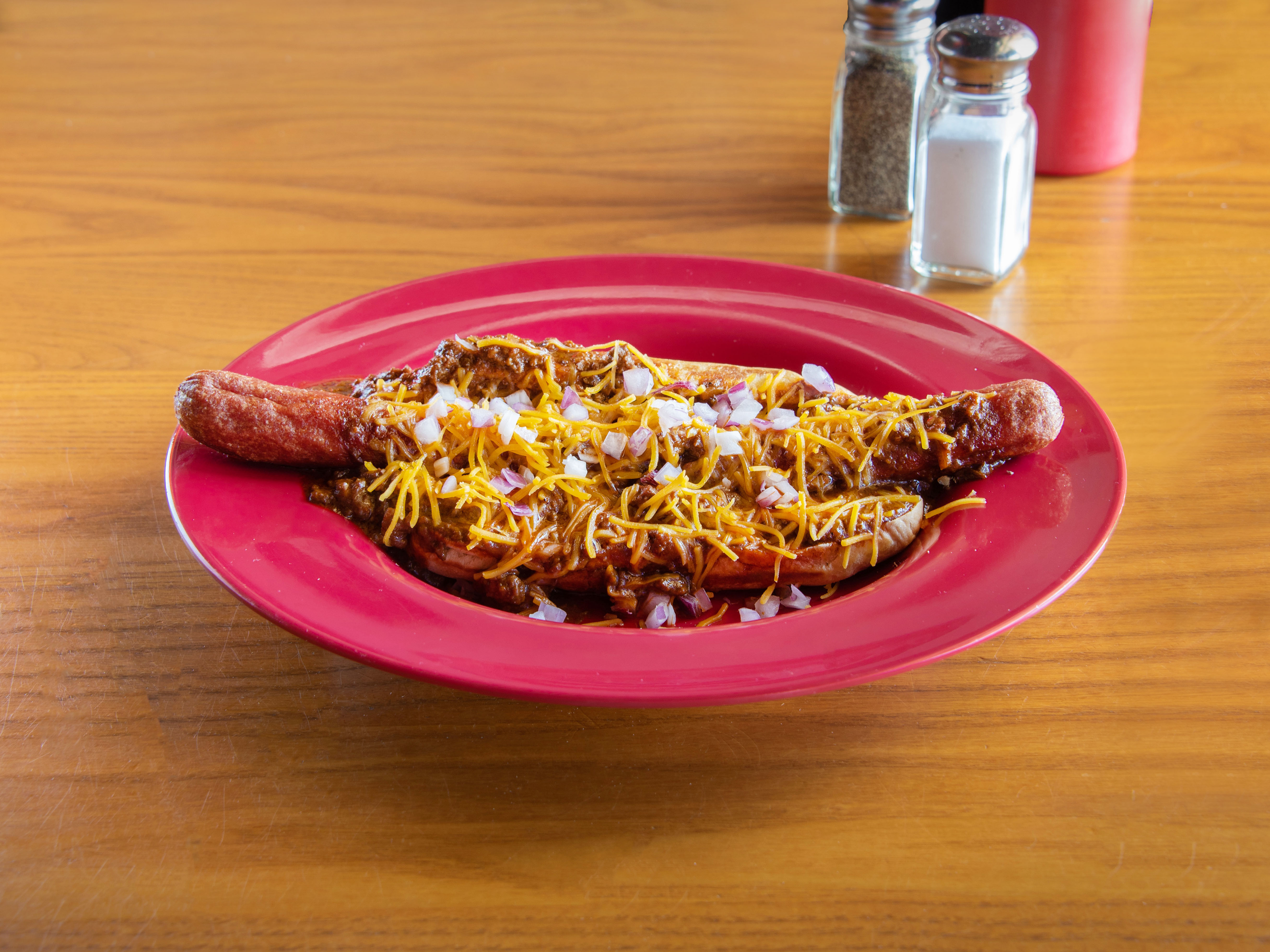 Order Chili Cheese Dog food online from The Garage store, Denton on bringmethat.com