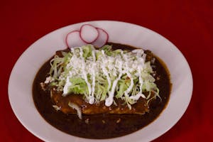 Order Enchiladas De Mole (3) food online from El Habanero store, Warwick on bringmethat.com