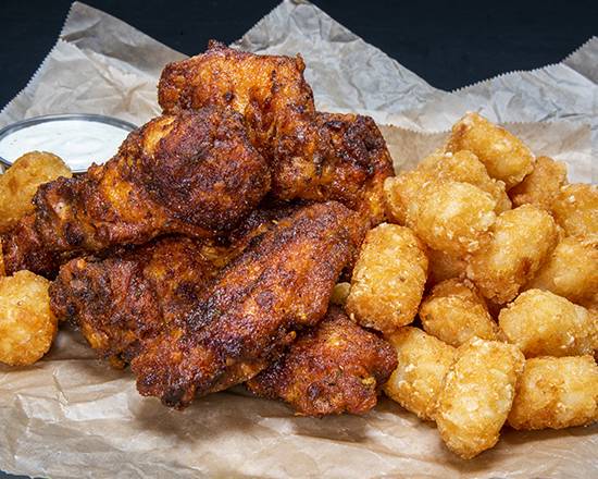 Order 6 Piece Wing Combo food online from Jailbird store, Austin on bringmethat.com