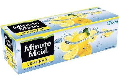 Order Minute Maid Lemonade- 12oz Can x 12 Pack  food online from Darn Cheap Discounts store, Hartville on bringmethat.com