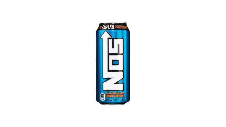 Order Nos High Performance Energy Drink 16 oz food online from Valero Food Mart store, Murrayville on bringmethat.com