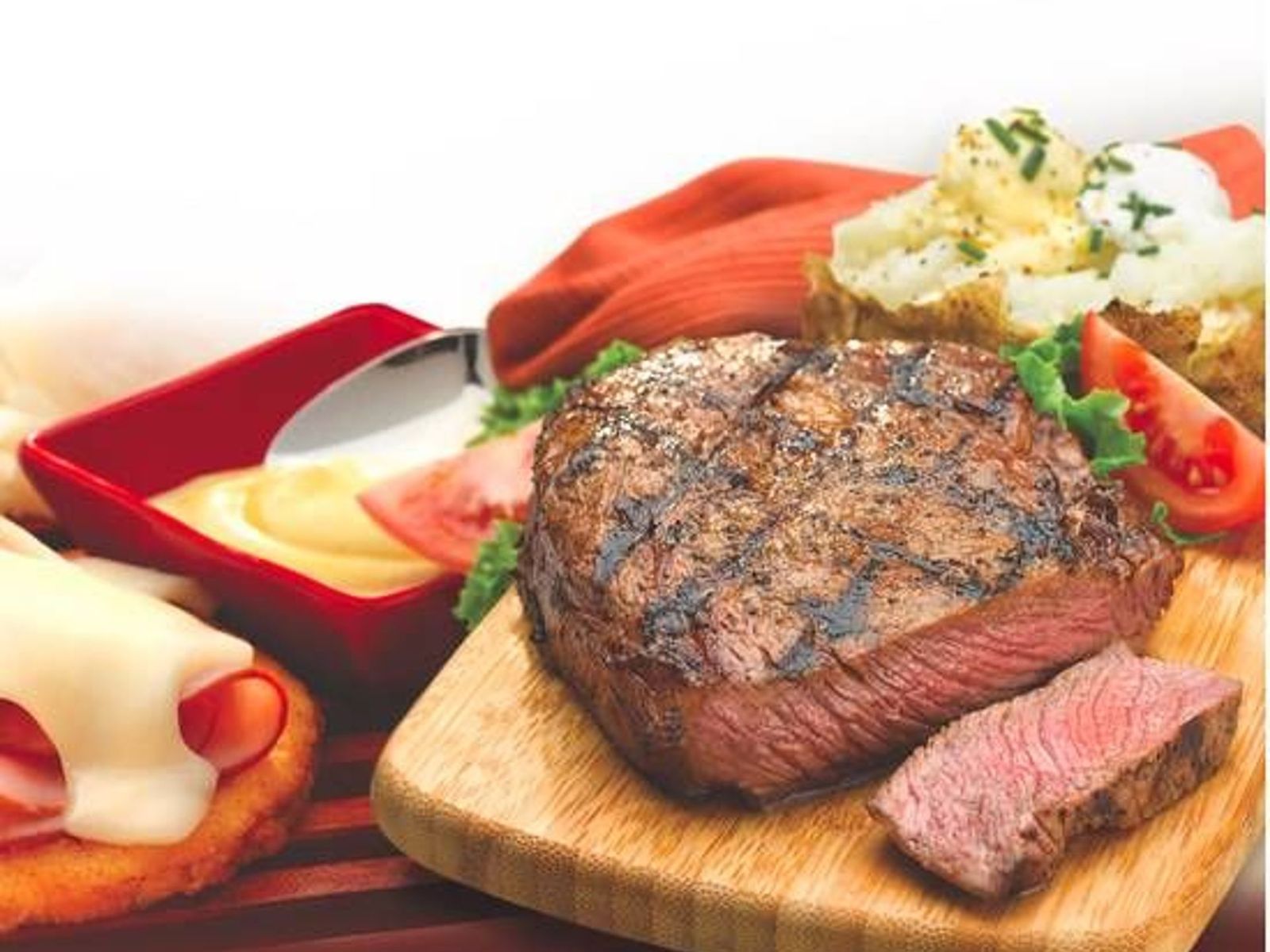 Order Steak and Malibu Chicken Combo food online from Sizzler store, Meridian on bringmethat.com