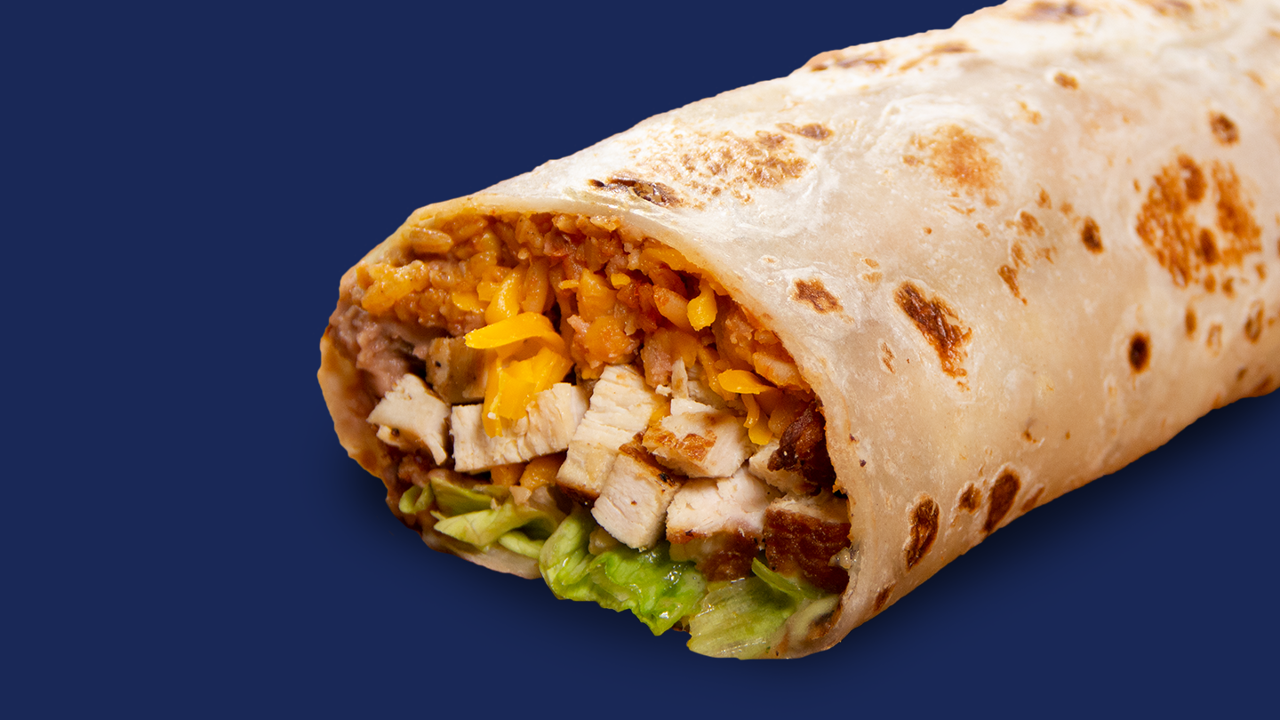Order Chicken Fajitas Burrito food online from Taco Palenque - Mission store, Mission on bringmethat.com