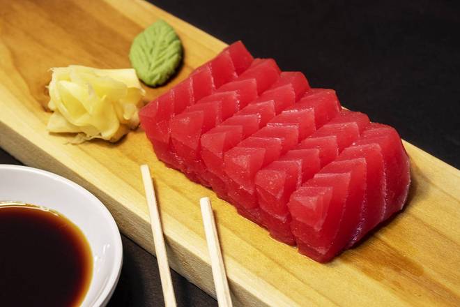 Order Tuna Sashimi (6 pcs) food online from Blue Fish Sushi & Teriyaki store, Huntington Park on bringmethat.com