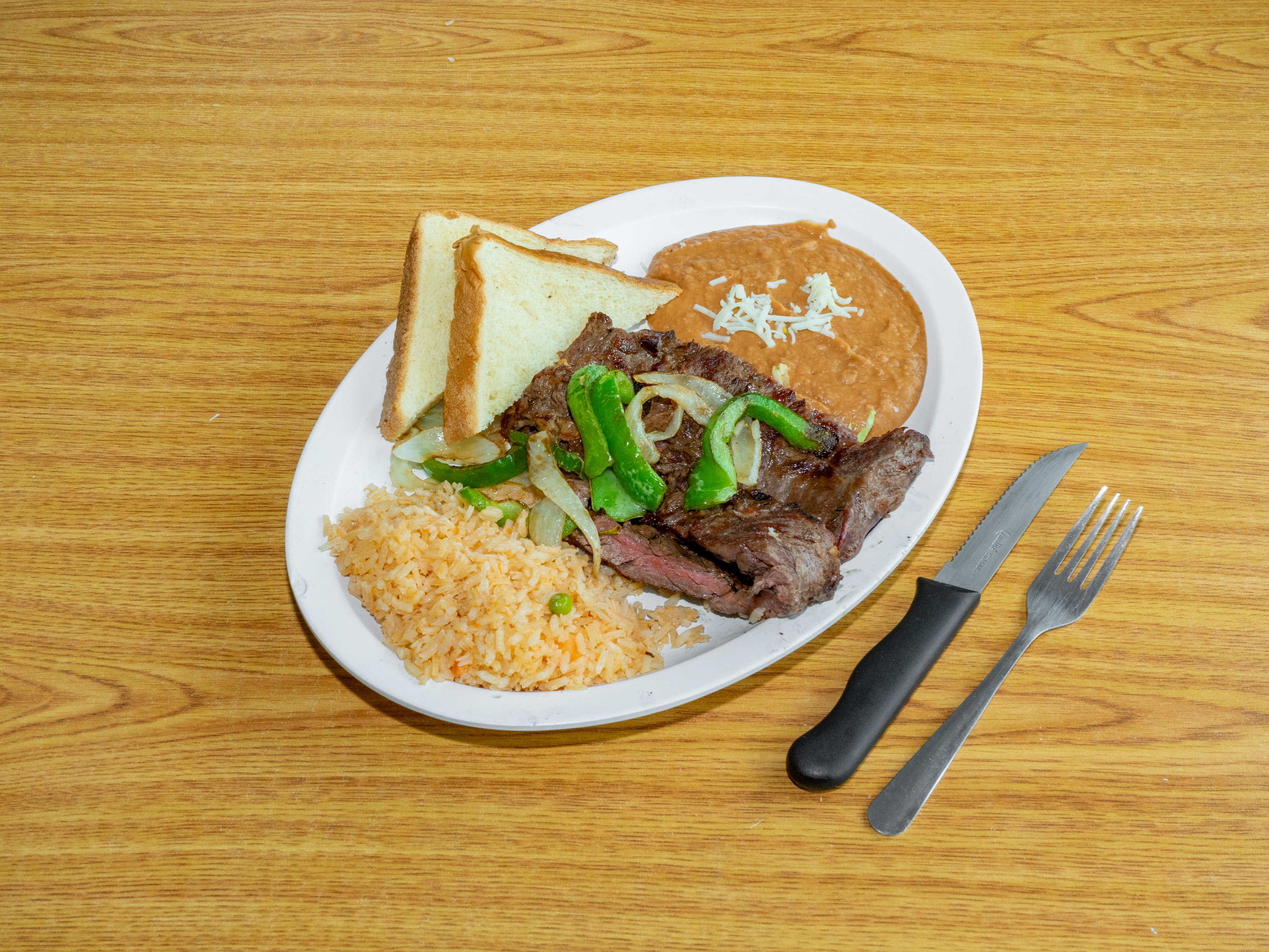 Order Rib-Eye Steak Dinner  food online from Whata Taco Authentic Mexican Food store, Country Club Hills on bringmethat.com