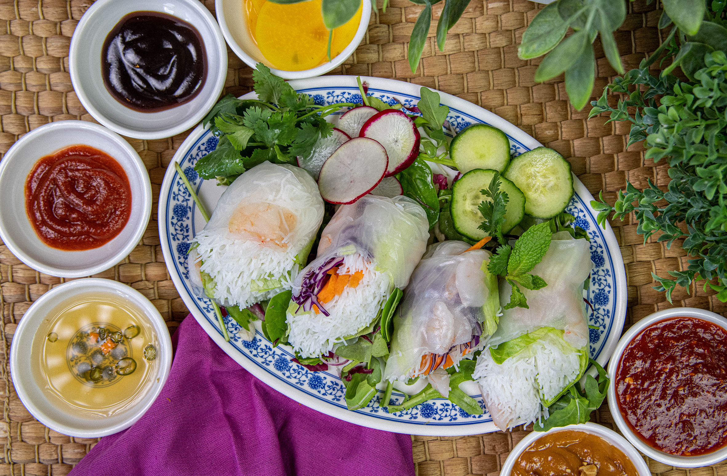 Order A5. Shrimp Summer Roll  food online from Pho 420 Saigon store, Palisades Park on bringmethat.com