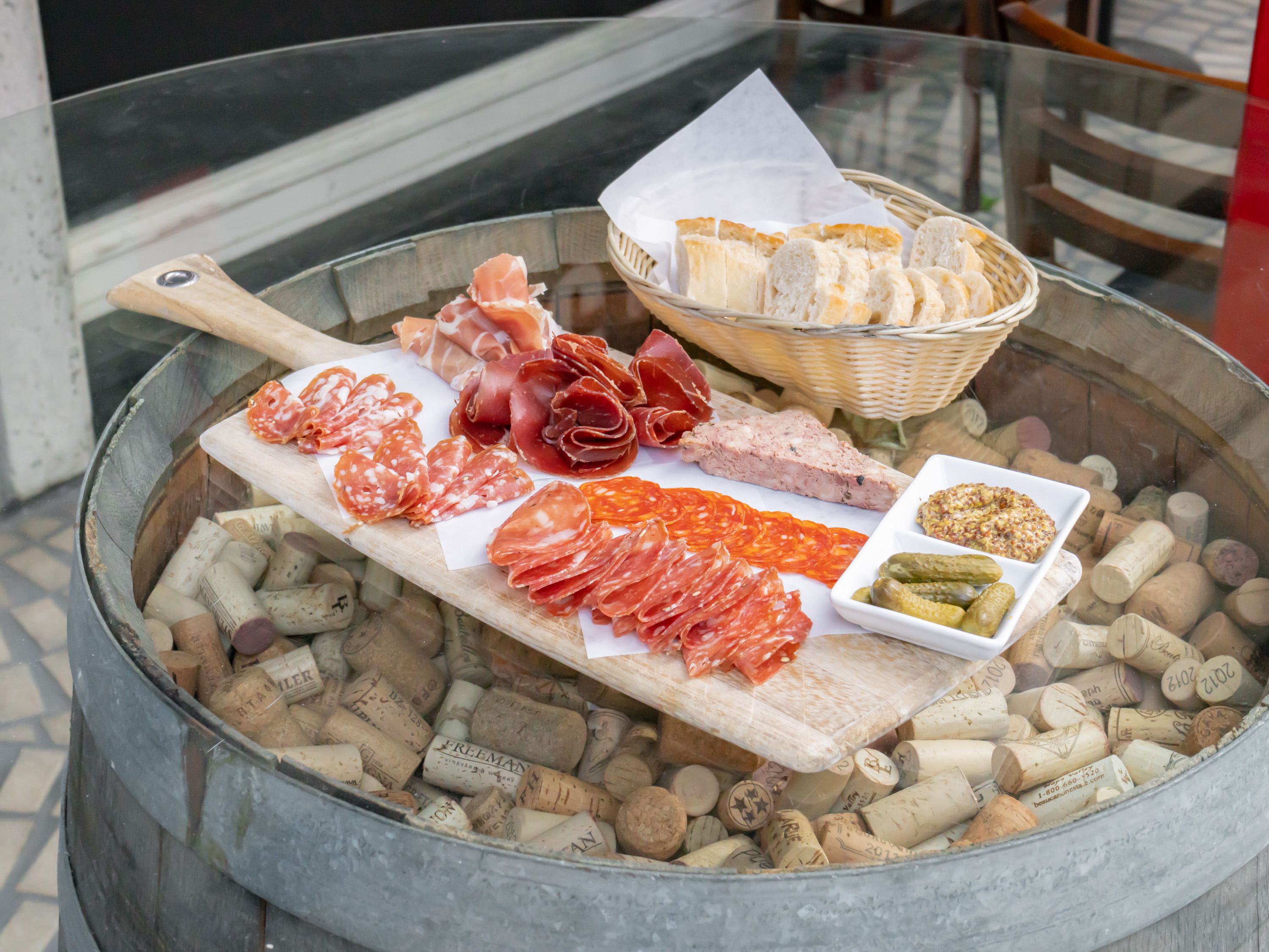 Order Charcuterie for 1 food online from Blanc Et Rouge store, San Francisco on bringmethat.com