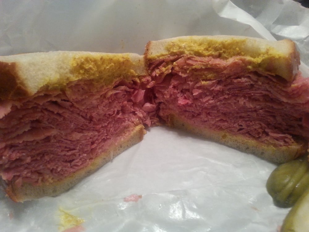Order 4. Corn Beef Sandwich food online from Coopers Deli store, Newark on bringmethat.com