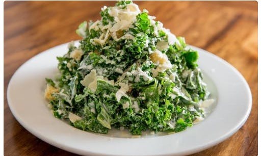Order Kale Caesar Salad - Salad food online from Dellarocco's of Brooklyn store, Brooklyn Heights on bringmethat.com