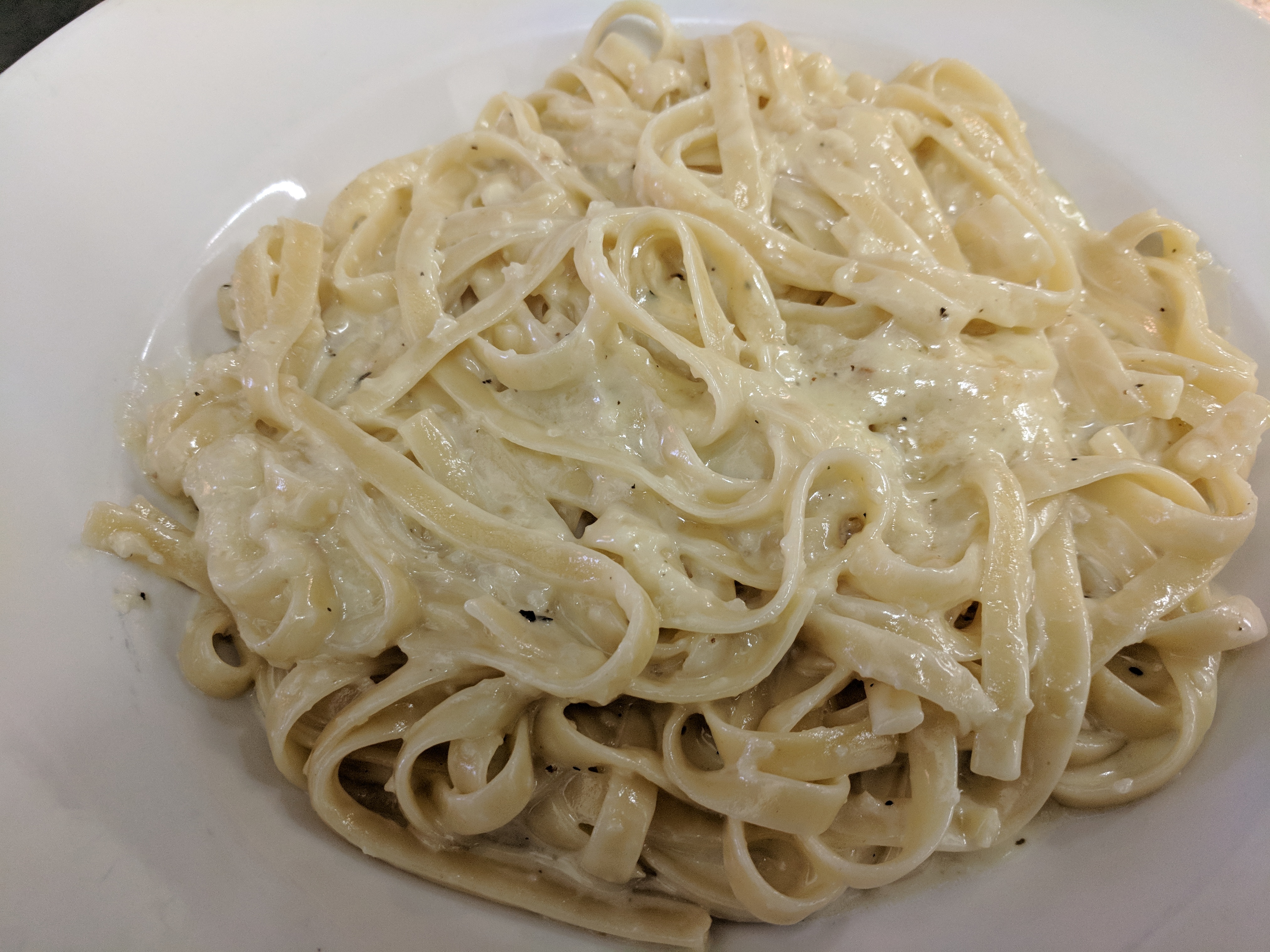 Order Fettuccine Romano  food online from Little Italy's Trattoria store, Vancouver on bringmethat.com