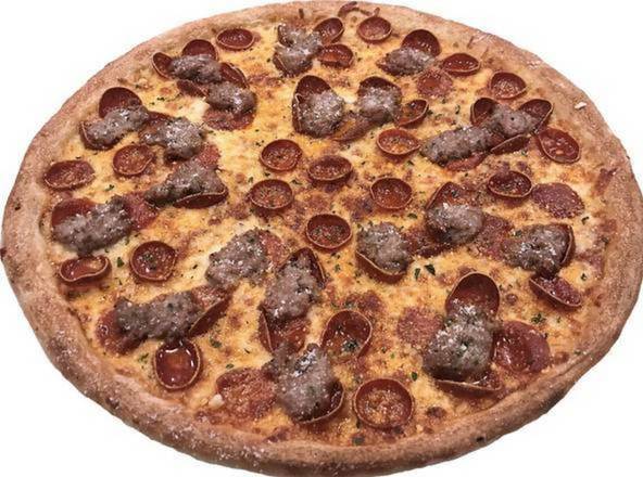 Order Old World Pepperoni & Sausage Pizza food online from Master Pizza store, Twinsburg on bringmethat.com