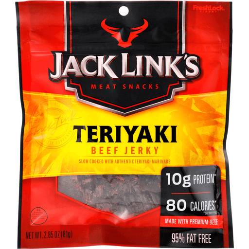 Order JACK LINKS TERIYAKI JERKY (2.85 OZ) 100747 food online from Bevmo! store, Chico on bringmethat.com