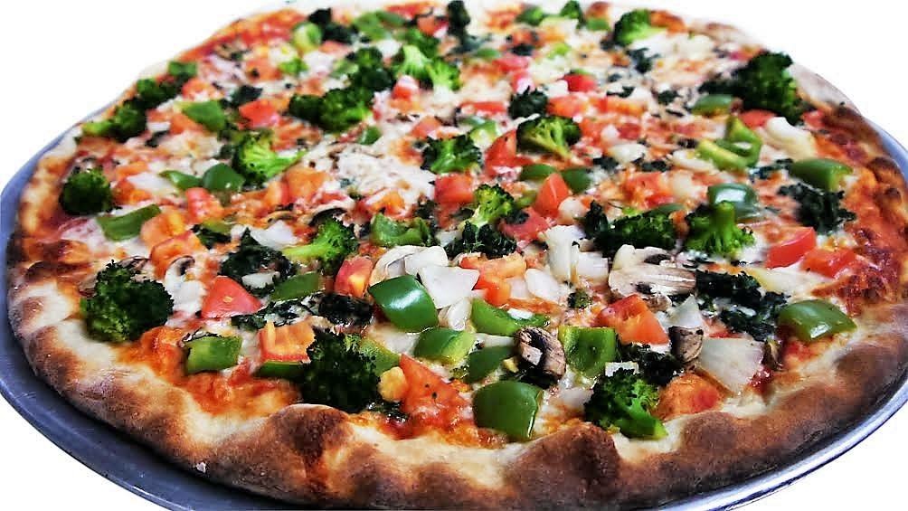 Order Veggie Lovers Pizza food online from Famous Calabria store, New York on bringmethat.com