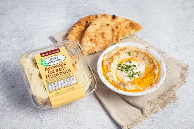 Order Small Hummus | 8oz (Dips & Sides) food online from Noshery store, San Mateo on bringmethat.com