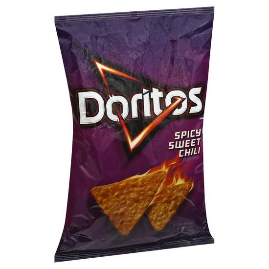 Order Doritos Tortilla Chips Spicy Sweet Chili Flavored (9.25 oz) food online from Rite Aid store, Eugene on bringmethat.com