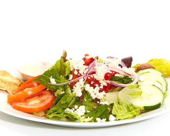 Order Greek Salad food online from Taziki’s Mediterranean Cafe store, Opelika on bringmethat.com