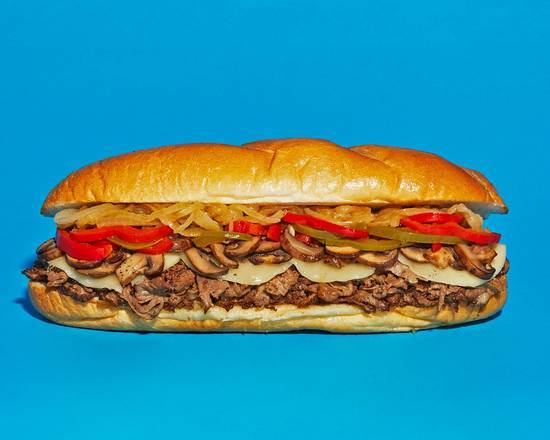 Order The Works Cheesesteak food online from Cheeky Cheesesteaks store, Denver on bringmethat.com