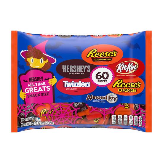 Order Hershey Assorted Chocolate, Peanut Butter, & Fruit Flavored Snack Size Candy, 60 CT food online from Cvs store, HOBART on bringmethat.com