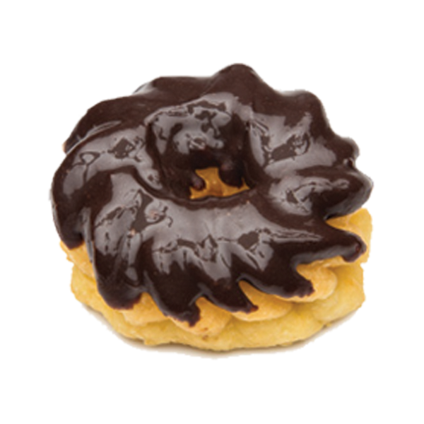 Order Chocolate Iced Cruller Donut food online from Randy Donuts store, Bakersfield on bringmethat.com