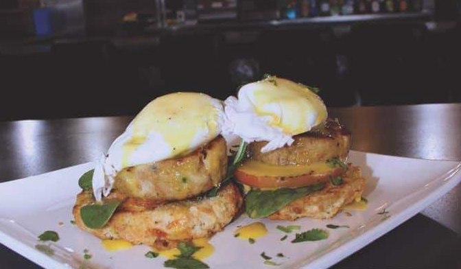 Order Crab Cake Benedict food online from Cleveland Breakfast Club store, Cleveland on bringmethat.com