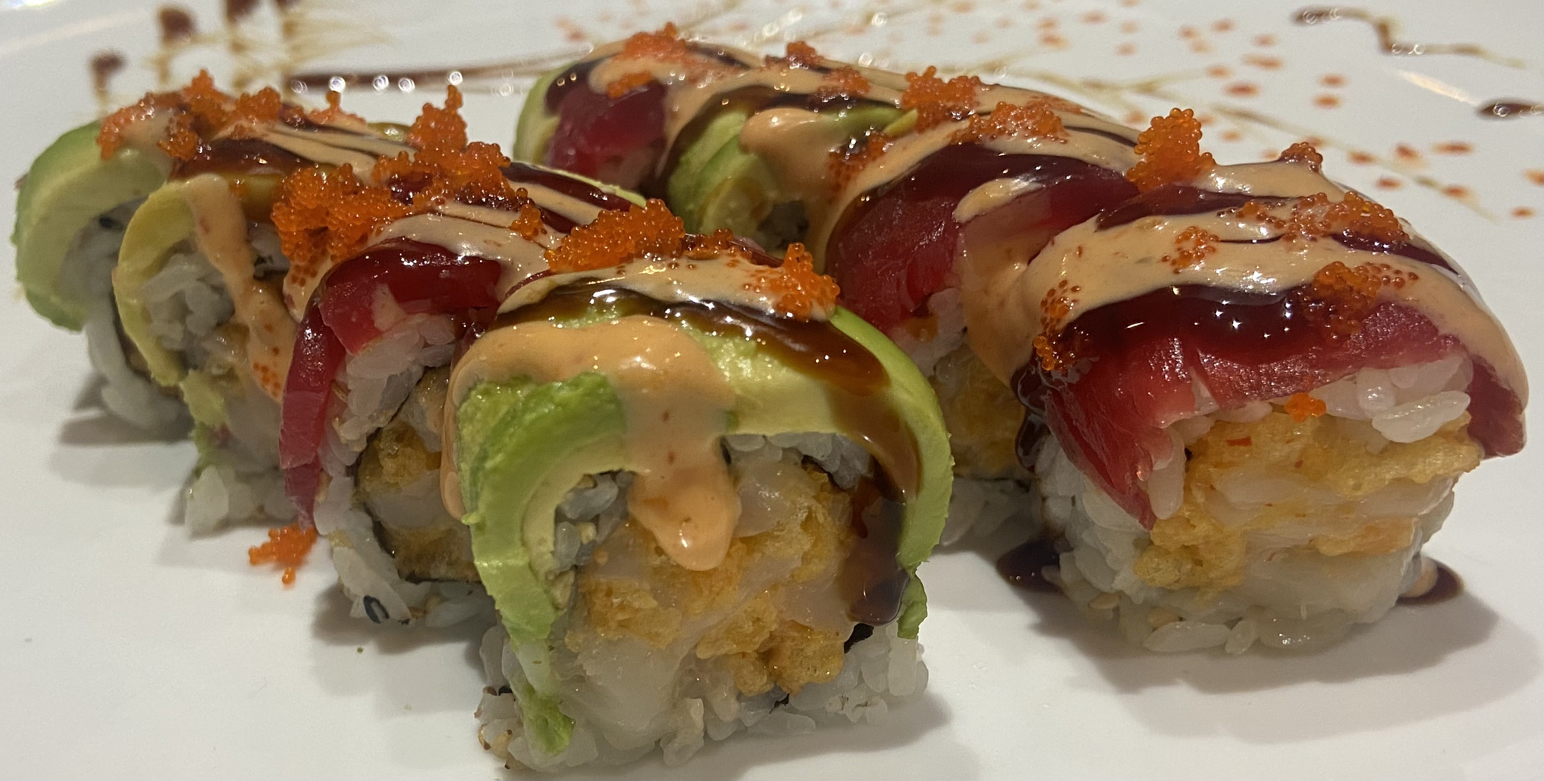 Order H22. Beautiful Life Roll food online from Soho Sushi store, Grand Rapids on bringmethat.com