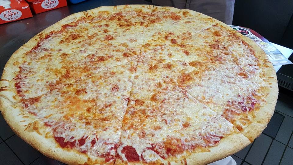 Order Cheese Pizza - Small 12'' food online from Mojus Family Pizzeria store, Philadelphia on bringmethat.com