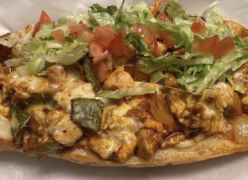 Order Philly Chicken Sandwich food online from Chole Mexican Restaurant store, Glenwood on bringmethat.com