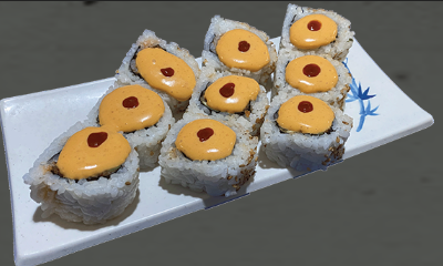 Order Spicy Salmon Roll (Whole 9pc) food online from Sushi Kyo store, Salem on bringmethat.com